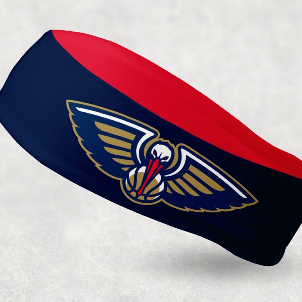 NEW - Reversible New Orleans Pelicans Headband